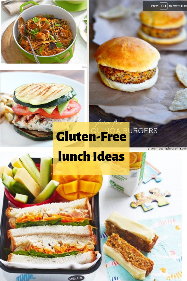 10+ Easy to Serve Gluten Free lunch Ideas