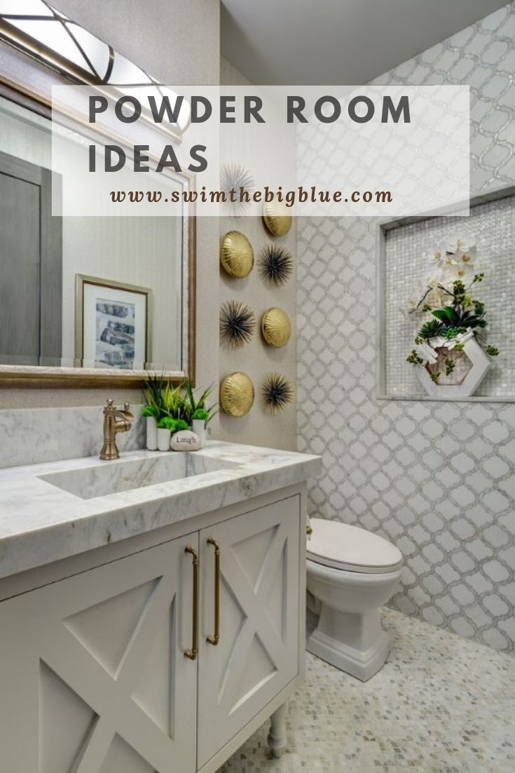 30 Awesome and Beautiful Powder Room Ideas